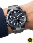 ECD4864-SM76  Titan Horizon X – Premium Solar-Powered Hybrid Sports Watch