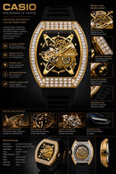 G-100-AUREX AUTOMATIC GOLDEN WATCH